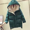 Women's Down Parkas 2023 Winter Women Jacket Long Hooded Cotton Padded Female Coat High Quality Warm Outwear Womens Parka Manteau Femme Hiver 231026