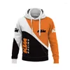 Herenhoodies Casual Heren 3D-logoprint Hoodie Outdoor Motorrijden Warme trui _ Sweatshi