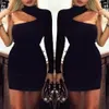 Casual Dresses Bodycon Bandage Dress Women Vestidos Verano Summer Sexy Elegant White Black Yellow One Shoulder Mini Celebrity Part2138