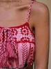 Basic Casual Dresses Crochet Suspender Dress For Women Summer Embroidery Tassel Pink Sleeveless Slip Elegant Dresses Lady Vacation U Neck Robe T231026