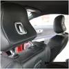 Altri accessori interni Adesivi poggiatesta sedile Ganci Decorazione Ers Trim Fit For Ford Mustang - Accessori interni auto Abs Dhoxl