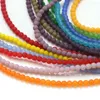 Perlen 650 Stück sortiertes mattes rundes Glas 2 mm mattierter Kristall-Abstandshalter für DIY-Herstellung von Halsketten-Charms, individuelle Armbänder, Basteln