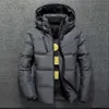 Utomhusdesigner Down Jacket Mäns kort förtjockade varma huva affärer Casual Winter Jacket