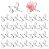 Sacchetti per gioielli Borse 20 pezzi Display acrilico Piccoli oggetti da collezione Supporti per la visualizzazione di geodi di cristallo Roccia Minerale Agata Corallo178M