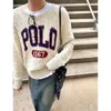 Womens Sweaters 2023 new hot selling trend Knitted Sweater Pullover Women O-Neck Long Sleeve Casual Letter High Street Fashion Traf Tops Pulls Femme Mujer PO