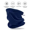 Cache-cou Bandana en polaire pour homme et femme, foulard tubulaire coupe-vent, demi-masque doux, guêtre de Snowboard, hiver