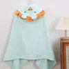 Towels Robes Baby Little Lion Cloak Bath Towel Wearable Coral Fleece Boys Girls Soft Bath Towel Spring Autumn Home Children's Bath Skirt 231024