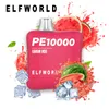 Gorąca sprzedaż Smaki owocowe Elfworld PE 10000 Puffs elektroniczny jednorazowe Vape PI9000