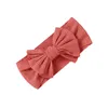 Akcesoria do włosów Urodzone Baby Girls Opaska dla dzieci Bowknot Hairband Broadside Elastic Protect Children Turban Nekury