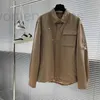 Herren-Freizeithemden, Designer, 2023, Herbst/Winter, neuer BBR-karierter zweifarbiger Hemdmantel, Khaki-Bur-Ba-Familienjacke 0KZ4