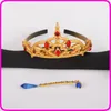 Fournitures de fête AOTU World Rose War Anmicius Cosplay couronne coiffure pince d'oreille couvre-chef démon monstre Halloween accessoires