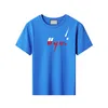 Kinder Mode T-shirts Tops 2023 Neue T-shirts Jungen Mädchen G Buchstaben Shirts Einfarbig 100% Baumwolle Kurzarm Kinder Kleidung esskids CXD2310262