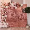 Other Event Party Supplies Gold Sliver Glitter Rain Curtain Background Foil Sequin Shimmer Wall Backdrop Year Birthday Wedding Decor 231026