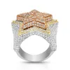 14k Puur Goud Aangepaste Hip Hop Ringen Moissanite Luxe Fijne Sieraden Iced Out Diamond Rings Cadeaus voor haar