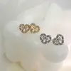 Stud Earrings 925 Sterling Silver Zircon Bowknot Earring For Women Girl Pearl Fashion Love Heart Design Jewelry Party Gift Drop