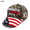 Bollmössor Koep Desantis 2024 Florida Cap USA Flag Baseball Caps President Hat 3D Embrodery Drop 231025