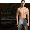 Unterhosen 3er-Pack Sport-Boxershorts für Herren, athletisch, Jean-Design, Workout, Laufen, Baselayer, Herren-Unterwäsche, Strumpfhosen, Baumwolle, atmungsaktiv