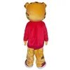 professional made new daniel tiger Mascot Costume for adult Animal large red Halloween Carnival party302e