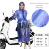 Vêtements de pluie Robe à manches pour dames Transparent Adulte Léger À Capuchon Imperméable Voyage Randonnée Pédale Véhicule Électrique Équipement Étanche 231025