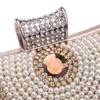 Kvällspåsar strassar Tassel Clutch Diamonds Beaded Metal Evening Bags Chain Shoulder Messenger Purse Evening Bags For Wedding Bag 231026