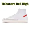 2024 Designer Scarpe casual da uomo Piattaforma Vintage M77 Blazer Multi-color Bianco Nero Fan Dead Red High Top Low Top High Melograno Giant pink sneakers medie all'aperto