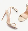 豪華なデザイナーAquazzura Olie Plateau Women Surface Sandals Shoes Leath Square Toe Mule Walking High Heels Lady Sandalias