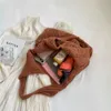 Umhängetaschen Handtaschen Lässige Damen-Soulder-Tasche mit Kapazität, weiche, gedrehte, gewebte Tasche, einfarbige Falten, Damensocken und -taschen, stilvoller Handtaschenladen