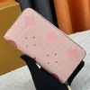 Luxury Wallet Purse Handbag Bag Designer Wallet Leather Wallet Women Zipper Long Card Holders Coin Purses Woman Shows Exotic Clutch Wallets Leather Letter Purse Bag