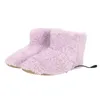 Boots Winter USB Warmer Foot Shoes Plush Warm Electric Slipper Feet Heat Washable Men/Women HSJ88 231026