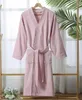 Kvinnors sömnkläder Kvinnor Cotton Nightlown Autumn Towing Robe Japanese Kimono Ladies Bathrobe El Spa