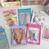 Jewelry Stand 500 10pcs Thick Translucent Zip Holographic Laser Color Plastic Packaging Pouch Retail Storage Gift Bag 231025