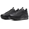 Designer 97 running shoes men women 97s sneakers Triple Black White Sean Wotherspoon Silver Gold Bullet University Red Volt mens trainers outdoor sports runners