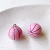 Basketball Miniature with Hoop Mini Resin Sport Mold for DIY Jewelry Accessories 1224623