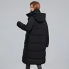 Women's Down Parkas Mid Length Jacket Women Parka Coat 2023 Winter Thicken Windproof Warm Hooded Fashion Female Cotton Outerwear 231026