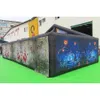 free air ship to door Outdoor Activities customized 10x5m inflatable obstacle house inflatable maze Haunted House for Halloween