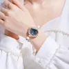 Wristwatches Originla Luxury OLEVS Watch for Women Elegant White Pearl Bracelet Chain Quartz Waterproof Top Brand Ladies Small Wristwatch 231025