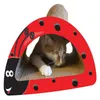 Cat Scratch N Shapes Lady Bug har 2 Scratchers in 1