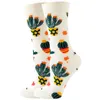 Chaussettes de printemps pour femmes, chaussettes créatives de dessin animé Animal hérisson vache abeille marée, mignonnes Harajuku, mode amusante, bas Jacquard