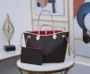 2pcs sacs de créateurs de luxe sacs à main en cuir messager sac à bandoulière fourre-tout portefeuille dame pochette
