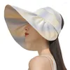 Wide Brim Hats Casual Sun Visor Hat Adjustable Sport Empty Top Gift For Friend Birthday