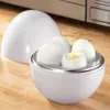 Egg Tools Microwave Steamer Boiler Cooker 4 Eggs Capacity Easy Quick 5 Minutes Hard or Soft Boiled Kitchen Cooking 231026