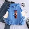 Herrtröjor anime blekmedel grimmjow jaegerjaques tryck män kvinnor avslappnad lös tröja harajuku unisex vinter varma pullover kläder