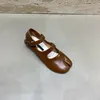 Jurk Schoenen 2023 Lente PU Tabi Ninja Mocassins Ronde Split Teen Ondiepe Vrouwen Enkele Slip op Vrouwelijke Casual Zachte Loafers 02 231026