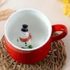 Mokken 3D Mooie Koffiemok Hittebestendige Cartoon Dier Keramische Cup Kerstcadeau CPA4648 1026