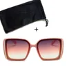 66J12 Women Designer Sunglasses Goggle Sunglasses for Women Big Square Wide Leg Oversized Sunglasses Black Dark Lenses Sun Glasses Retro Eyeglasses With Box