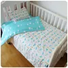 Sängkläder set 3 stycken baby set bomull crib säng linnet kit mönster inkluderar kuddar plåt täcke utan fyllmedel 231026
