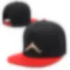 2023 Topverkoop mode Iron Brand gemonteerde hoeden heren, sport hiphop naast