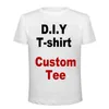 Heren T-shirts 2021 Zomer DIY Custom Design 3D Printing Stijl Polyester T-shirt Hiphop Punk Op maat gemaakt - verkopen Korte Slee293n