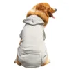 犬のアパレル冬の服スポーツパーカースウェットシャツ小さな中程度の大きな犬のための温かいコート服5xlビッグキャットペット子犬服