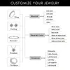 Luster Jewelry Hip Hop Mens Luxury 925 Sterling Silver 18K Solid Gold Full Diamonds VVS Moissanite Pierścienie dla mężczyzn